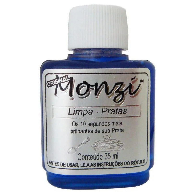 Kit 20 Limpa Prata Monzi 35ml Á Pronta Ação Rápida