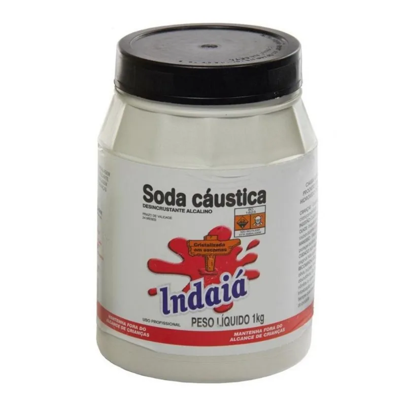 Soda Cáustica Desincrustante Alcalino Indáia 1 Kilo 95-99%