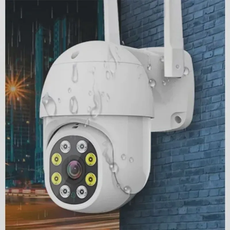 Câmera Ip Prova Água Infravermelhe Externa Wifi Hd 1080p Com 2 antena