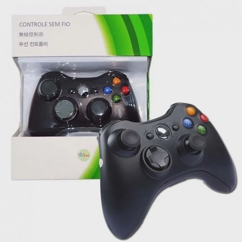 Controle Joystick Xbox 360 Original marca Feir c/ Fio de 2 metros