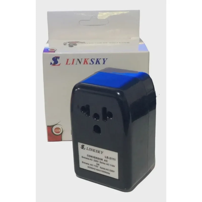 Conversor Voltagem 110v p/ 220v Ou 220v p/ 110v Até 100w