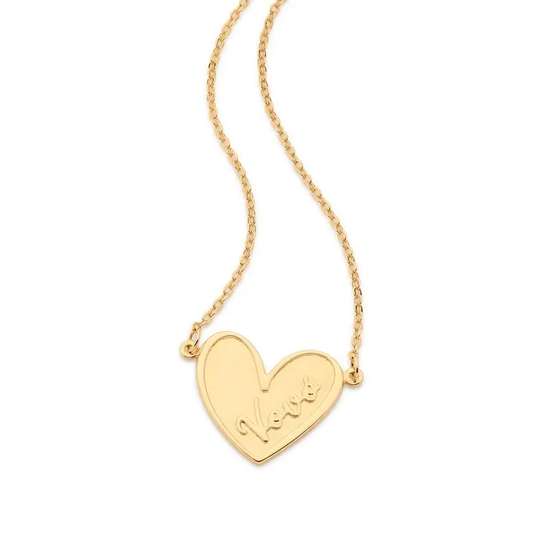 Colar Rommanel Banhado Ouro 18k Coração Vovó 532429