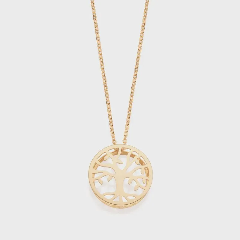 Colar Rommanel Banhado Ouro 18k Pingente Árvore da Vida 532476
