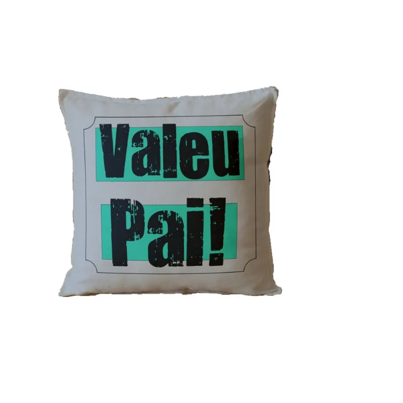 Almofada Para Sofá Sala Cheia 40x40 Valeu Pai