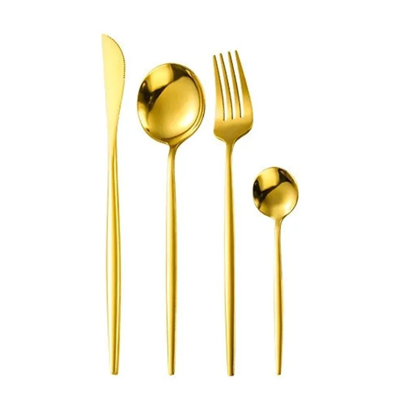 Conjunto De Talher Premium - Dourado
