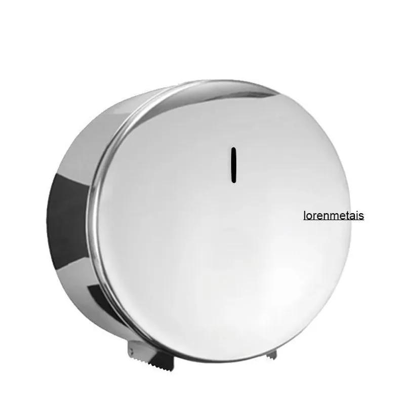 Dispenser Porta Papel Higienico Rolão Inox Polido Reforçado
