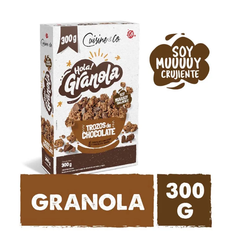Granola Sabor Chocolate 300 Grs Cuisine & Co