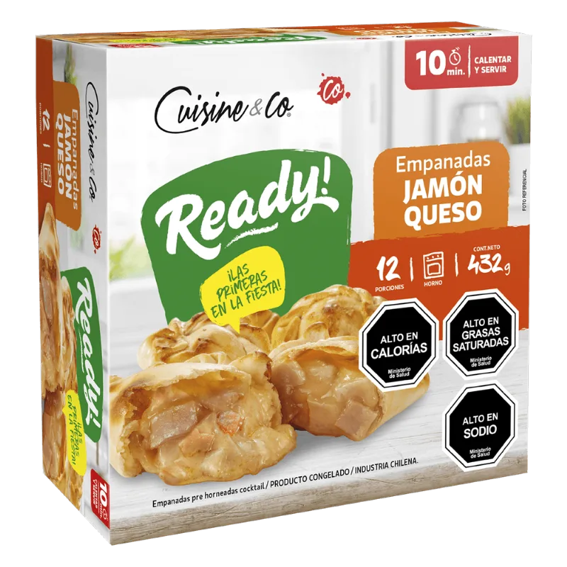 Empanadas Jamón Queso Ready! 432 g