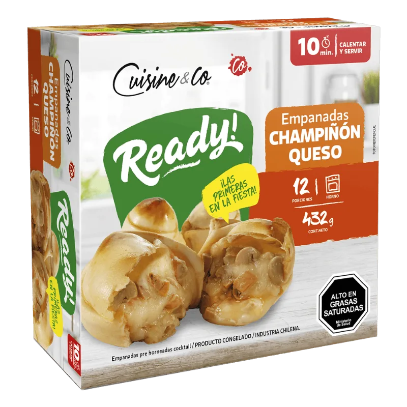 Empanadas Champiñon Queso Ready! 432 g