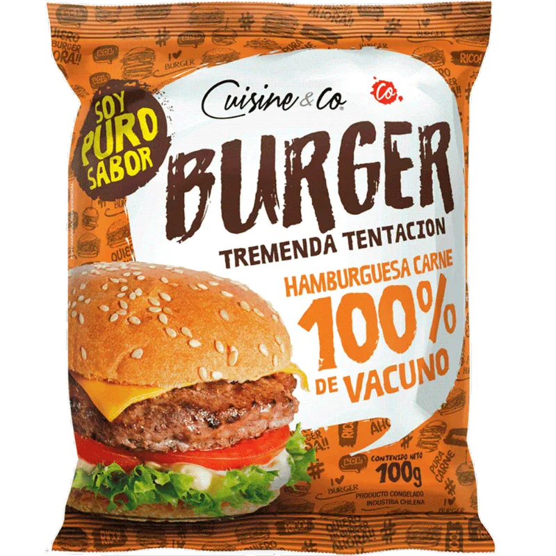 Hamburguesa de Vacuno Cuisine & Co 100 g