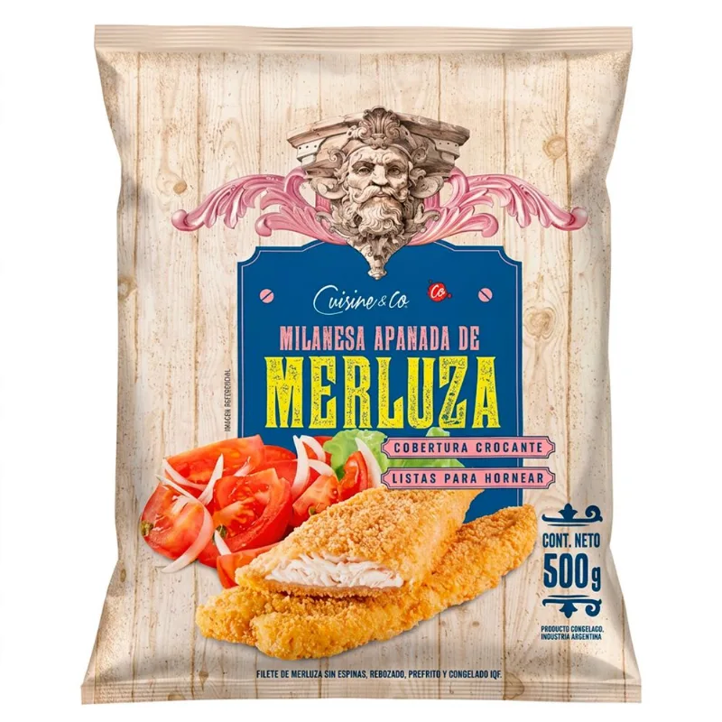 Milanesa de Merluza Apanadas 500 g