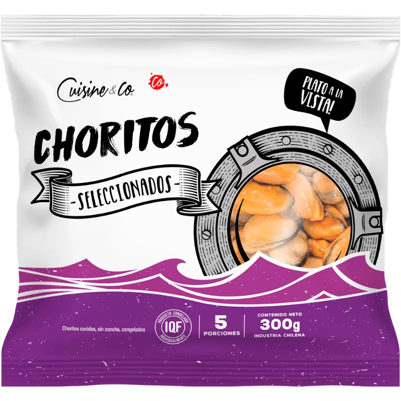 Choritos Sin Concha Congelados 300 g