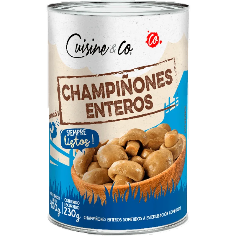 Champiñónes Enteros 230 g drenado