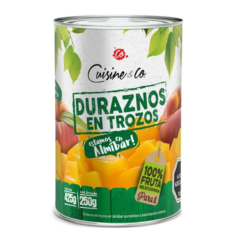 Duraznos en Trocitos 250 g drenado