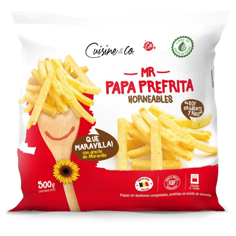 Papas Pre Fritas Cuisine & Co 500 g