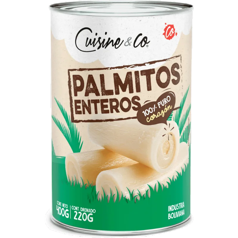 Palmitos Enteros 220 g drenado