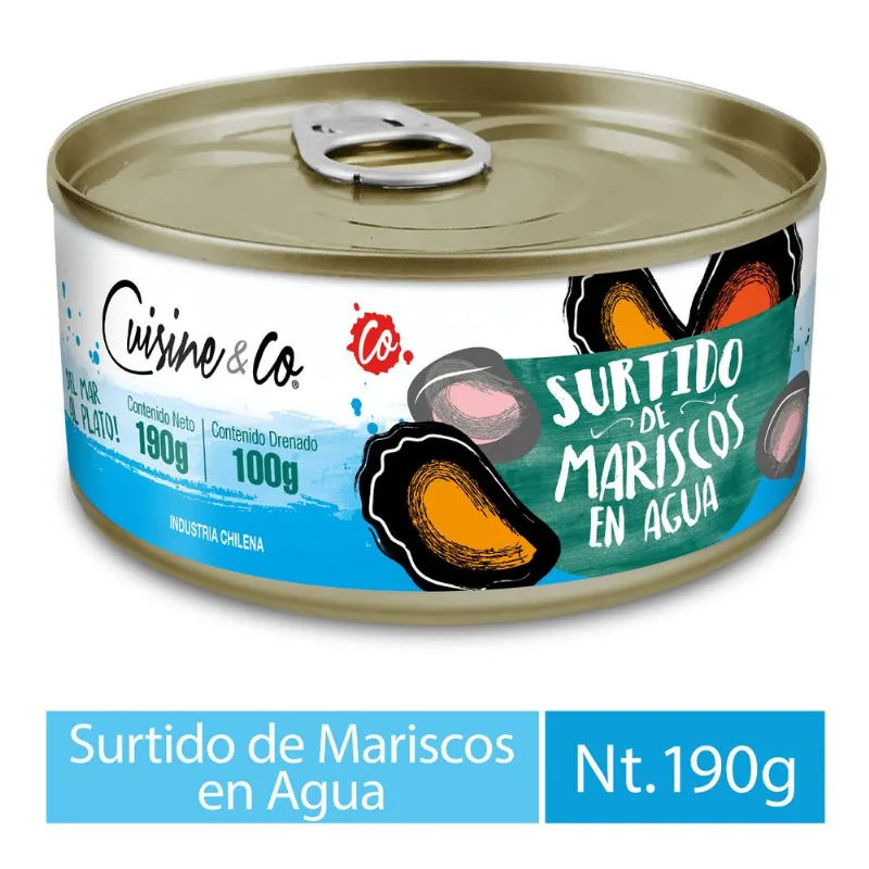 Surtido de Mariscos en Agua 100 g drenado