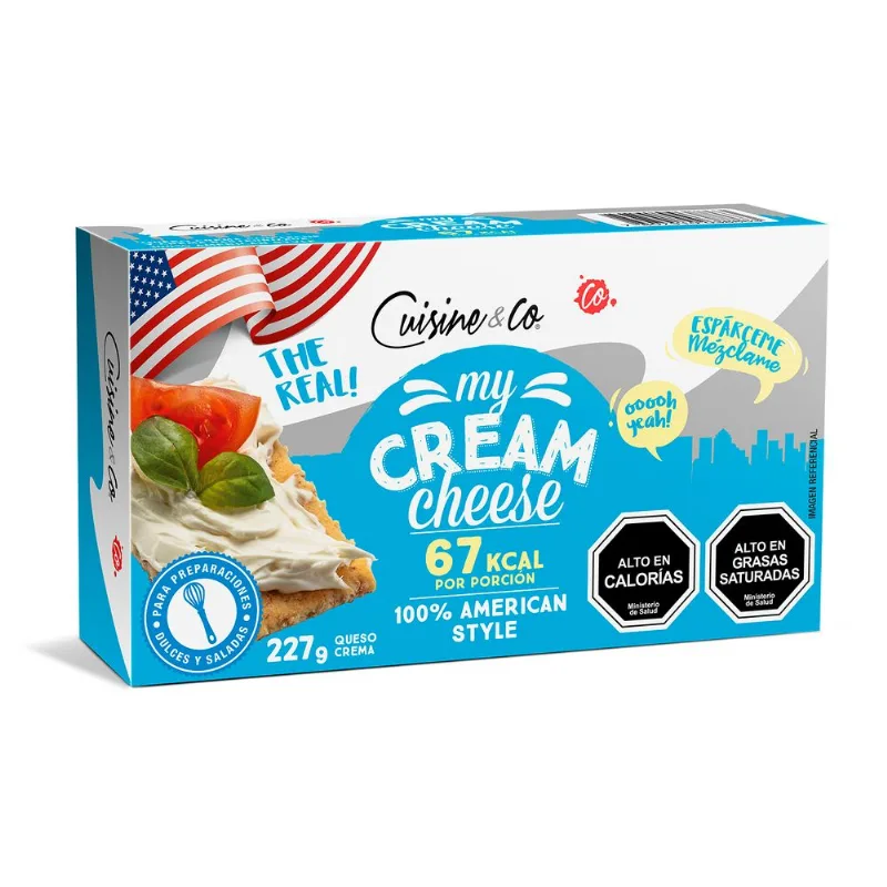 Queso Crema Cuisine & Co 67 Calorías 227 g