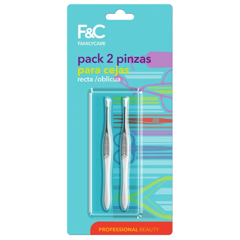 Pinzas para Cejas Family Care 2 un.
