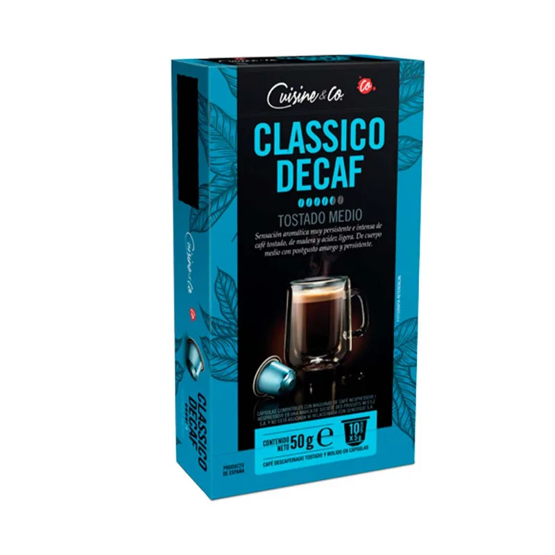 Café Capsula Descafeinado 10 Un Cuisine & Co
