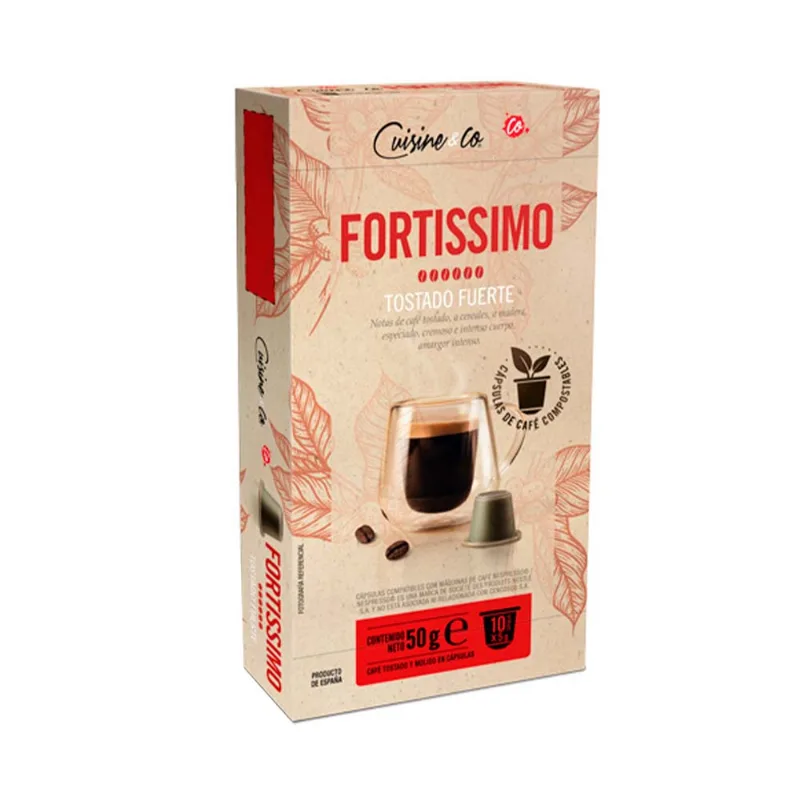 Café Capsulas Fortíssimo 10 Un Cuisine & Co