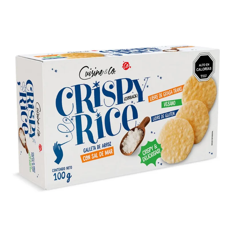 Galleta de Arroz Sal de Mar 100 g Cuisne & Co
