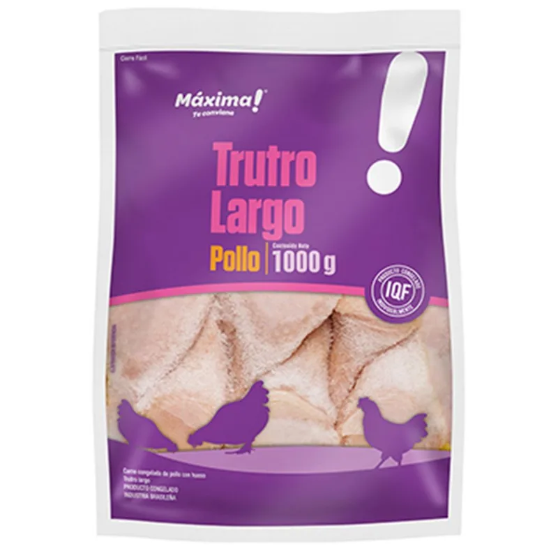Trutro Largo de Pollo Sin Marinar Congelado Máxima 1 kg