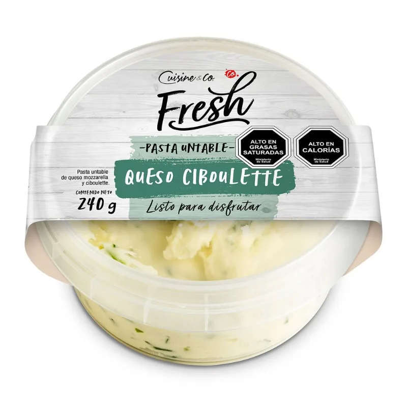 Pasta Untable Queso Ciboulette Cuisine & Co 240 g