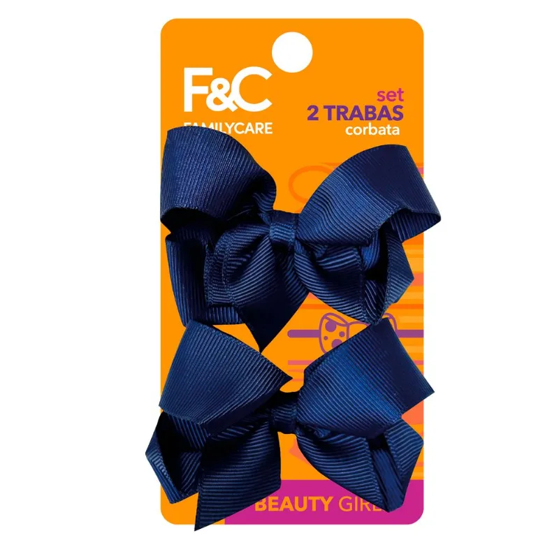 Set 2 Trabas Azul-Blanco Family Care