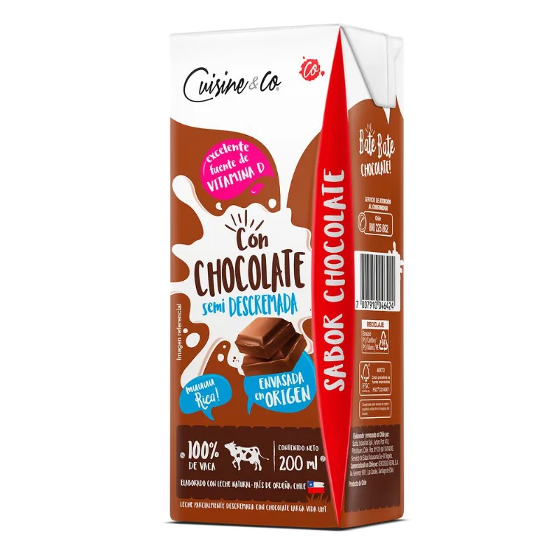 Leche con Chocolate Cuisine & Co 200 cc