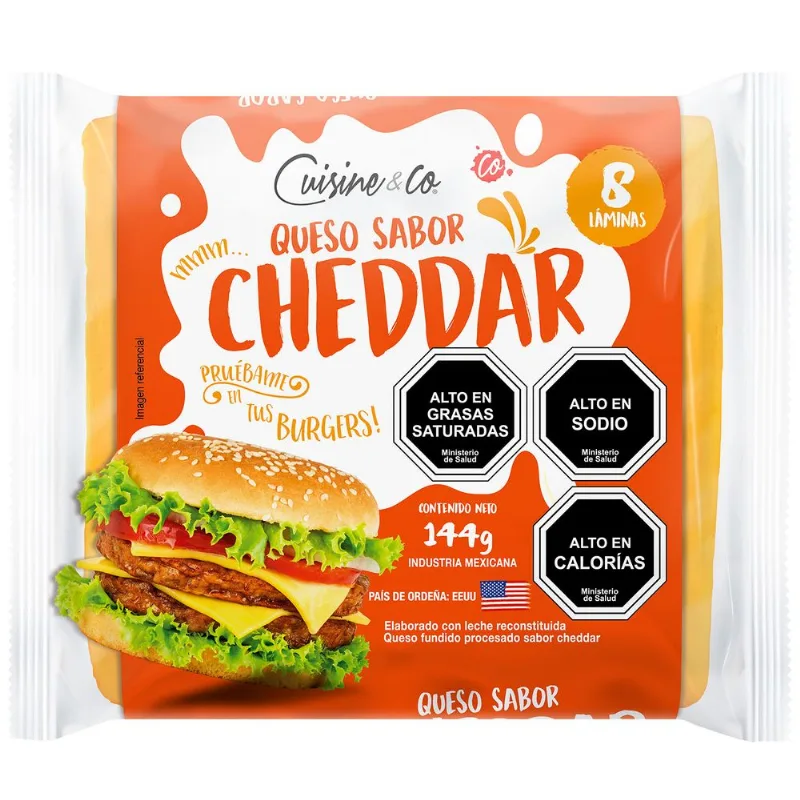 Queso Cheddar Fundido Cuisine & Co 144 g