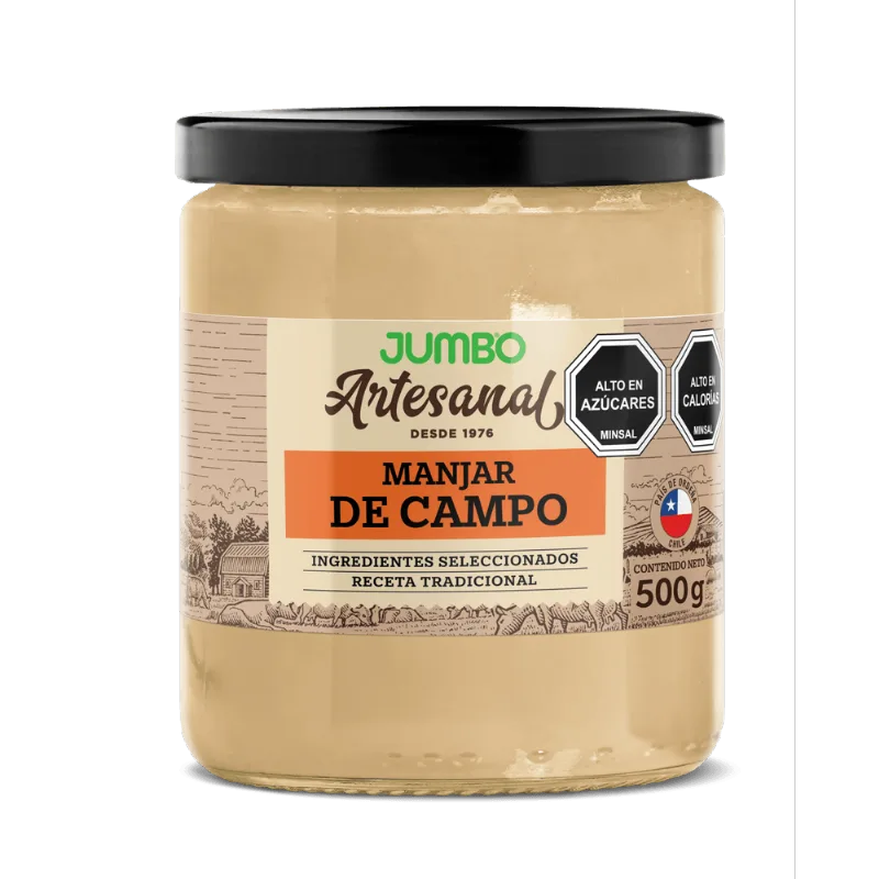 Manjar de Campo Jumbo Artesanal 500 g