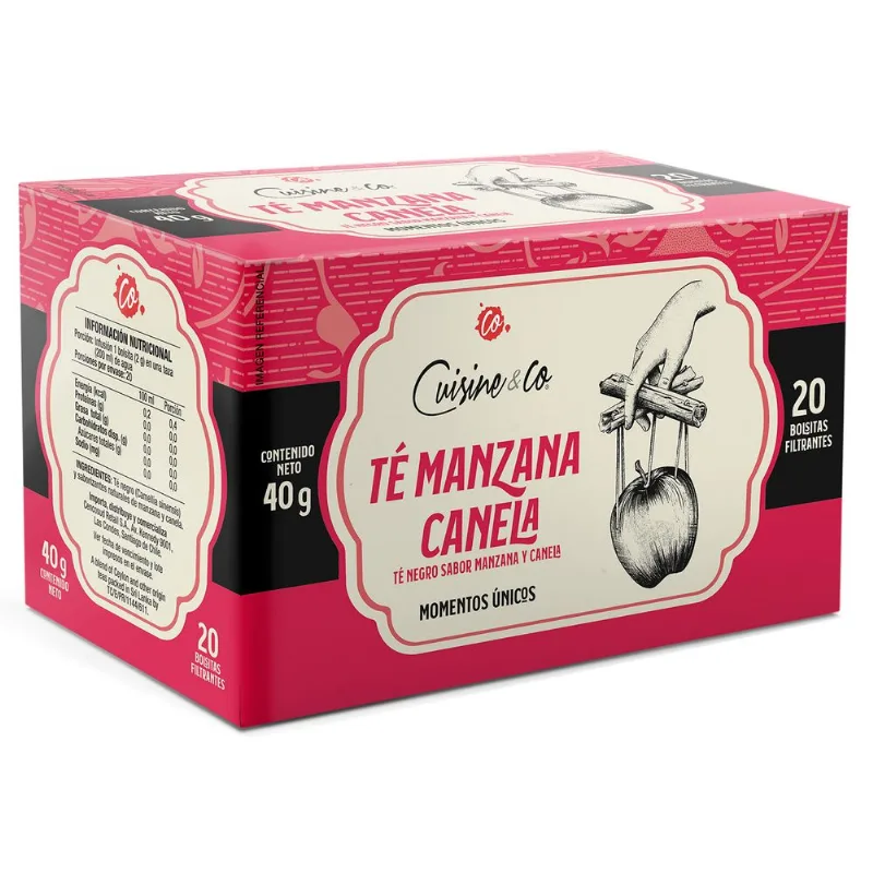 Té Manzana Canela Cuisine & Co 20 un.