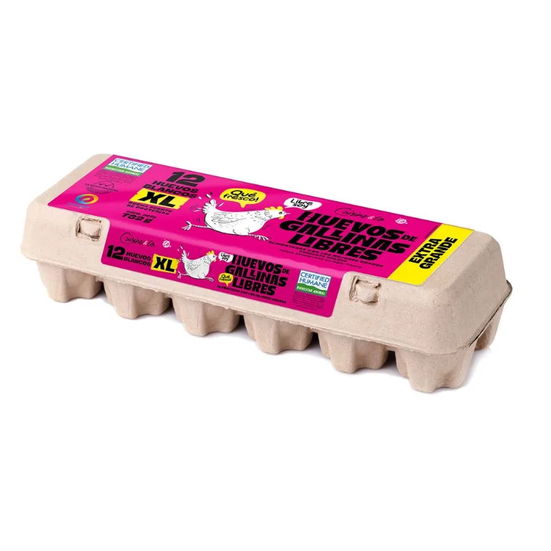 Huevo Cuisine & Co Extra Grande Blanco Gallina Libre 12 un.