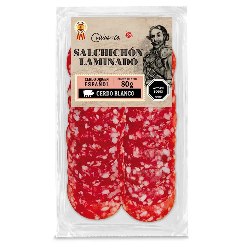 Salchichón Cuisine & Co Laminado 80 g
