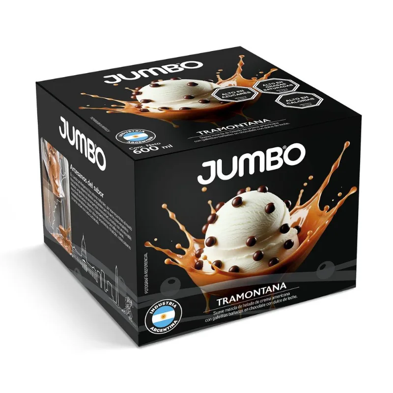 Helado Jumbo Tramontana 600 ml