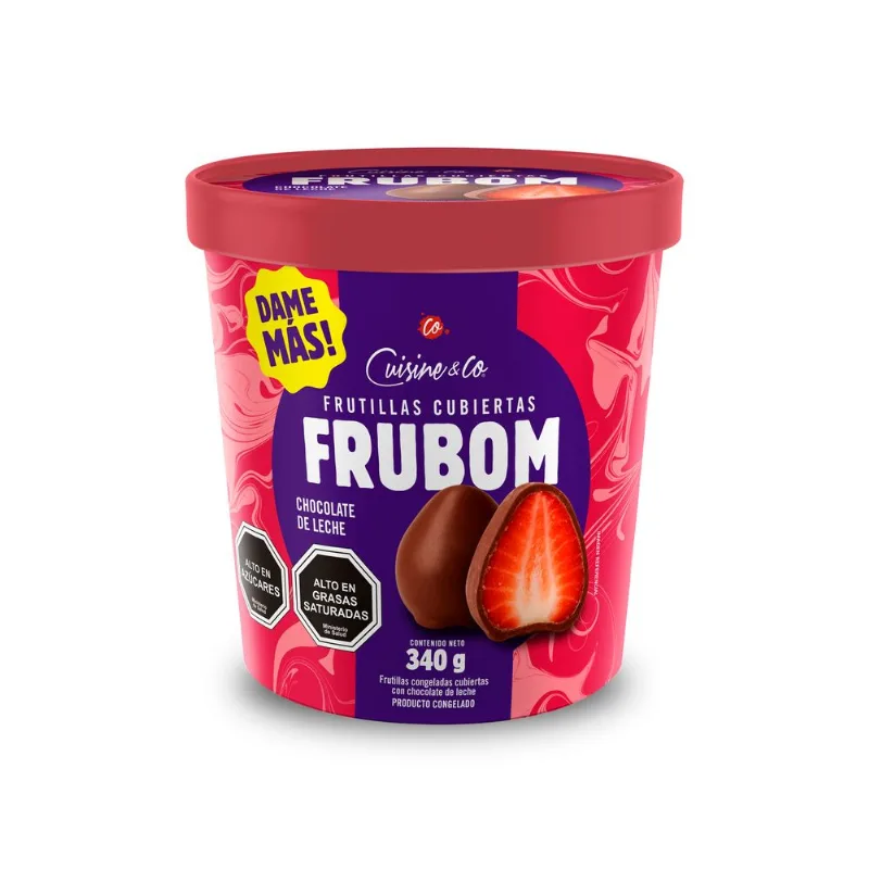 Frubom Cuisine & Co Frutilla Chocolate Leche 340 g
