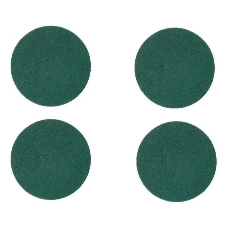 4 Disco Verde Limpeza Piso Com Enceradeiras 350mm British