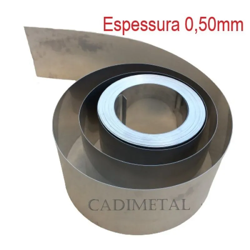 Bobina Aluminio 50cm x 7metros (espessura 0,50mm) Cadimetal