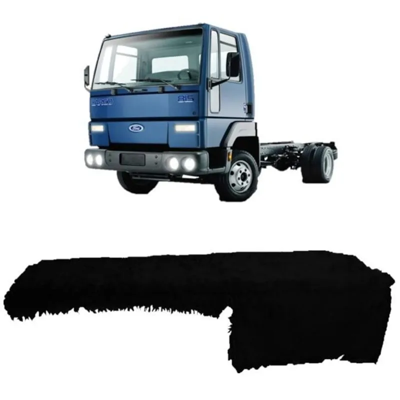 Capa De Painel Chinil Sem Logo Para Ford Cargo 2004 Preto