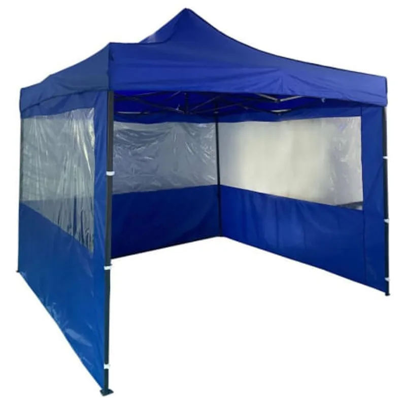 Toldo plegable 3 x 3 m azul Just Home Collection