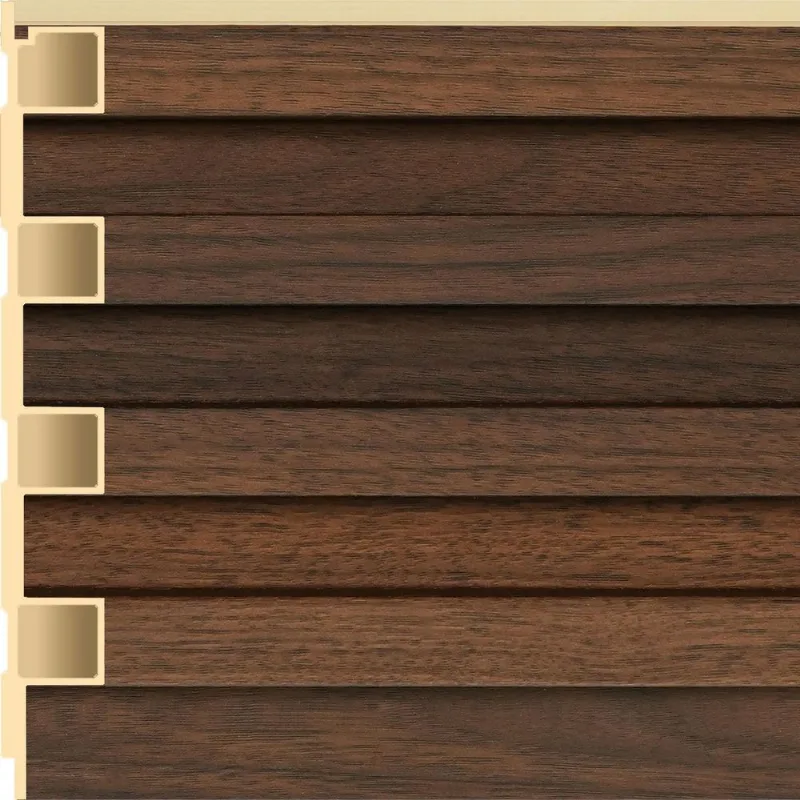 Revestimiento WPC 16 x 240 cm 0.39 m2 Holztek Revestimiento WPC 16 x 240 cm café oscuro 0.39 m2 Holztek