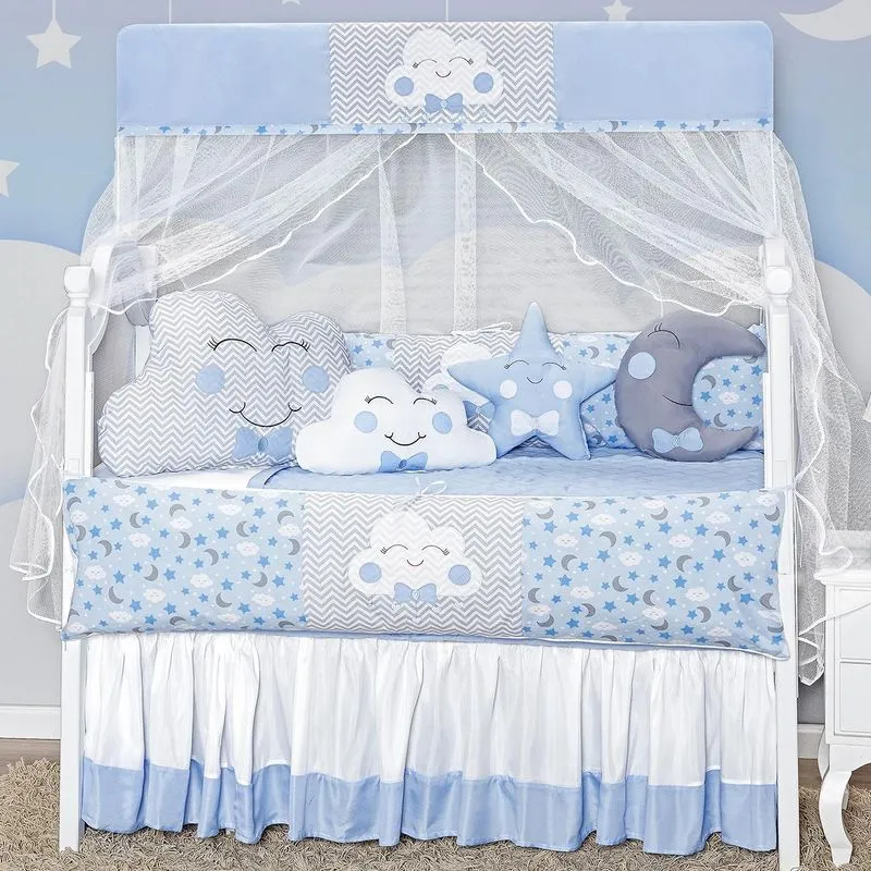Kit Jogo De Berço Baby Exclusivo Kit Americano Para Bebe
