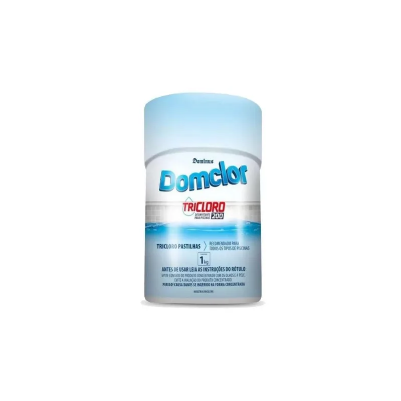 Tricloro 5 Pastilhas 1kg Para Piscinas - Domclor