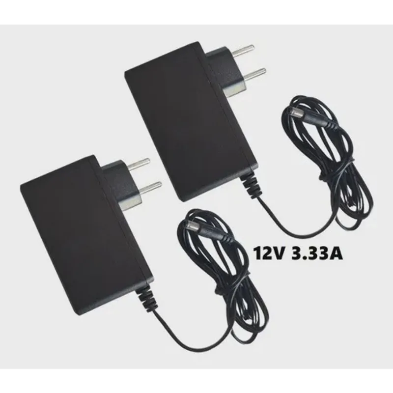 Kit 2 Fonte De Alimentação 12v 3A Parede Para Cftv Fita De Led