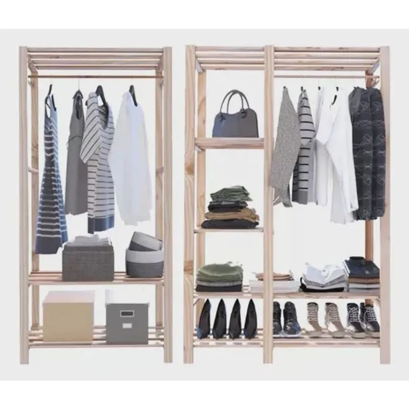 Cabideiros De Roupas E Calçados Design Arara Dupla Combo