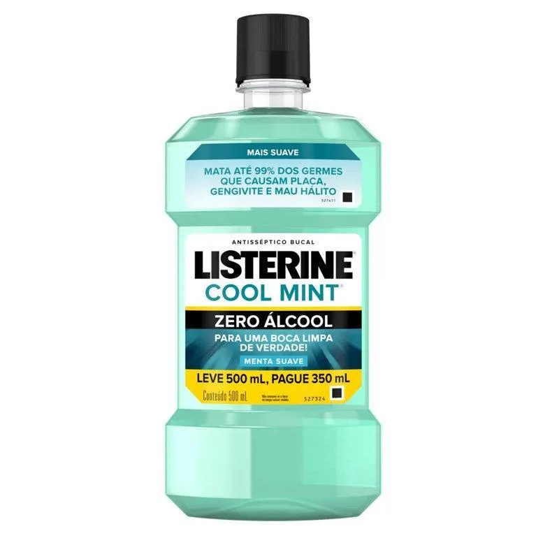 Listerine Cool Mint Zero Álcool 500ml