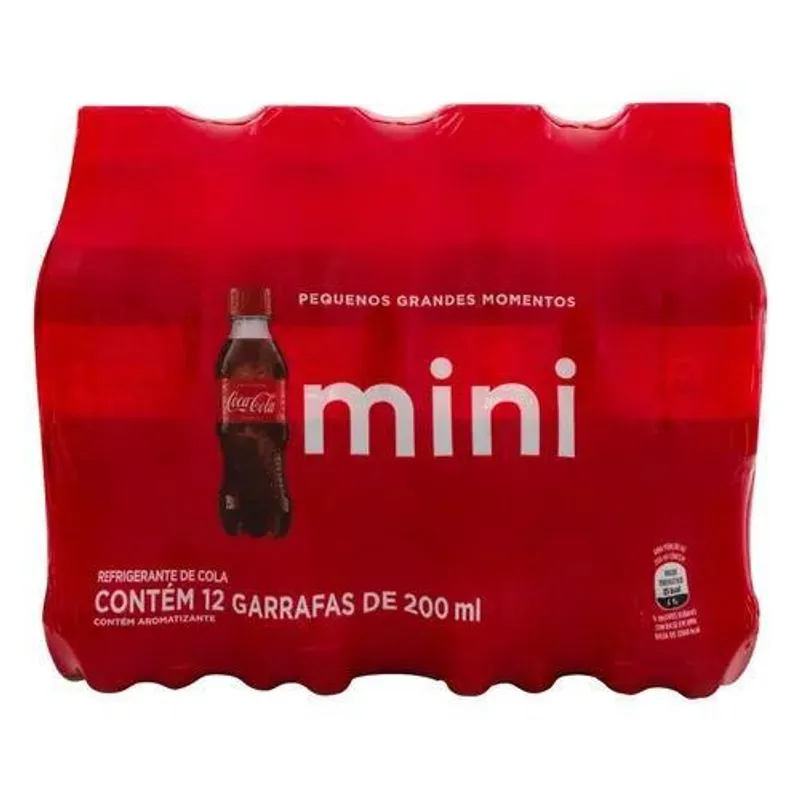 Fardo Refrigerante Coca Cola Garrafa Pet 200ml