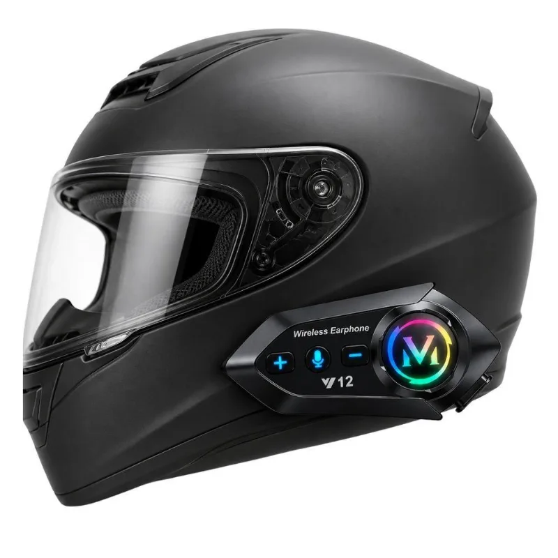 Fone de Ouvido Bluetooth para Moto MDM Cpct Ip56 à Prova D'água Bluetooth 5.3 Preto