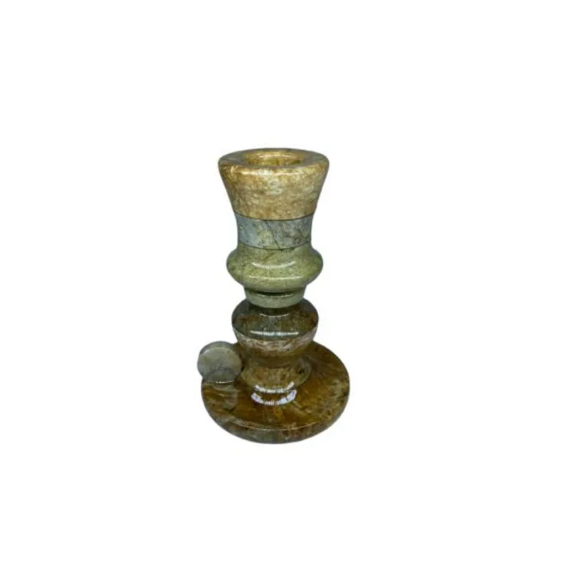 Suporte Castiçal Para 1 Vela 12hrs - Pedra Sabão (g)